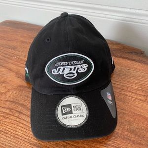 NWT New York Jets Black adjustable Hat